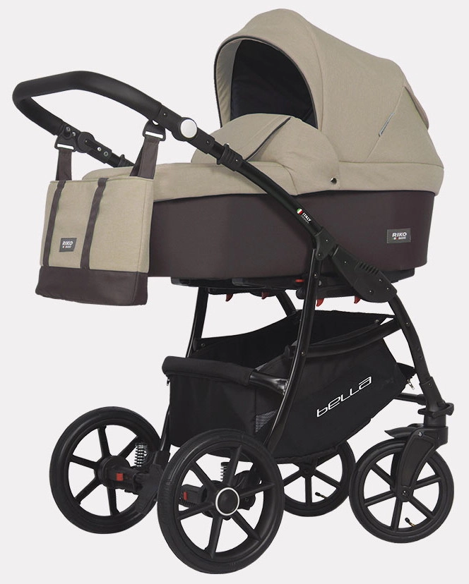 Детская коляска Riko Basic Bella 3 в 1 07 коричневый-бежевый 2hno95vp0071hgvupqpm2lsrhqvi3w0f