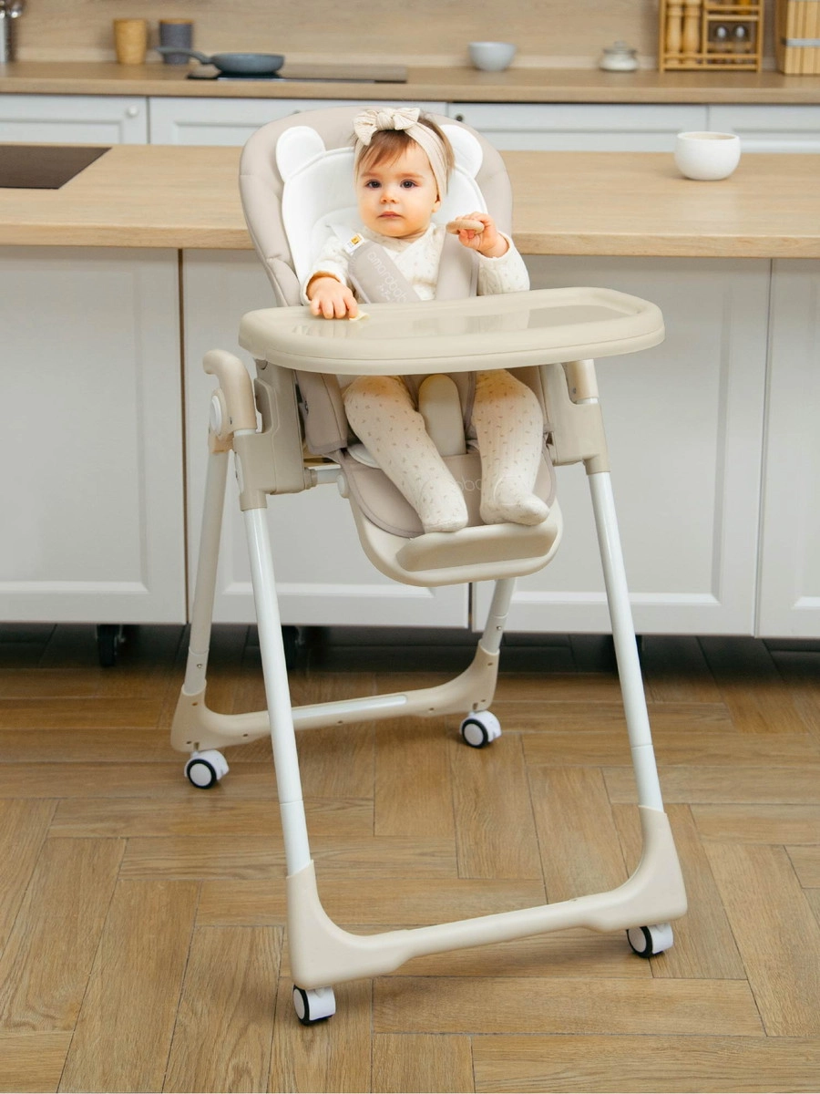 Стульчик для кормления Amarobaby Allure Бежевый 5ajsiocg9ohii20sd6svnp26l37v38dj