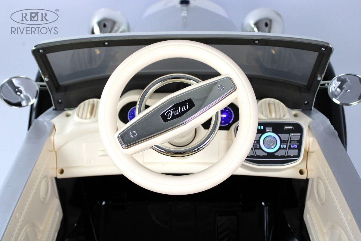 Детский электромобиль RiverToys X005XX черно-серебристый xppm8q0cpjdxd6lbh2686q20eu3cjjux