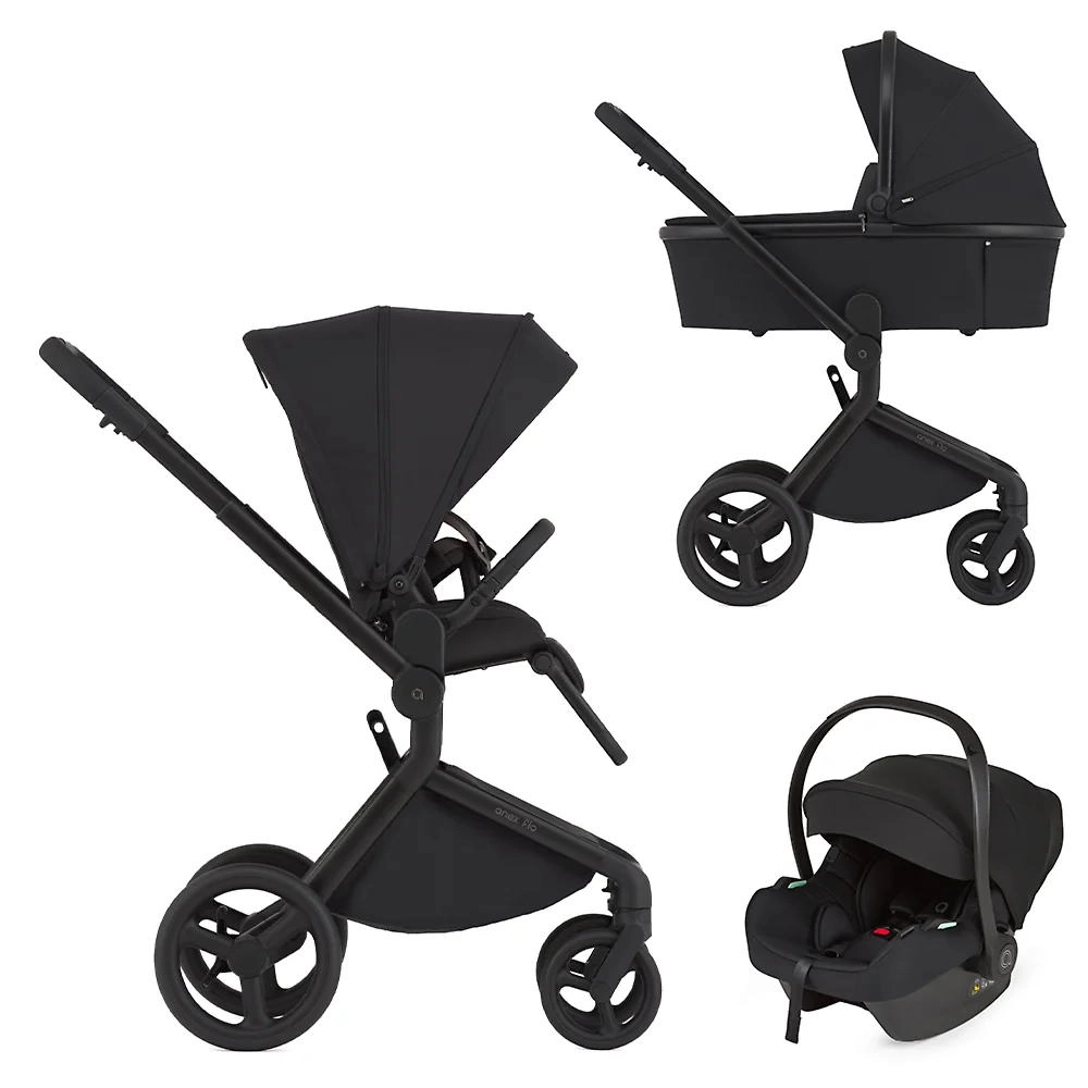 Коляска 3 в 1 ANEX Flo с адаптерами ((fl-05c) Lungo)