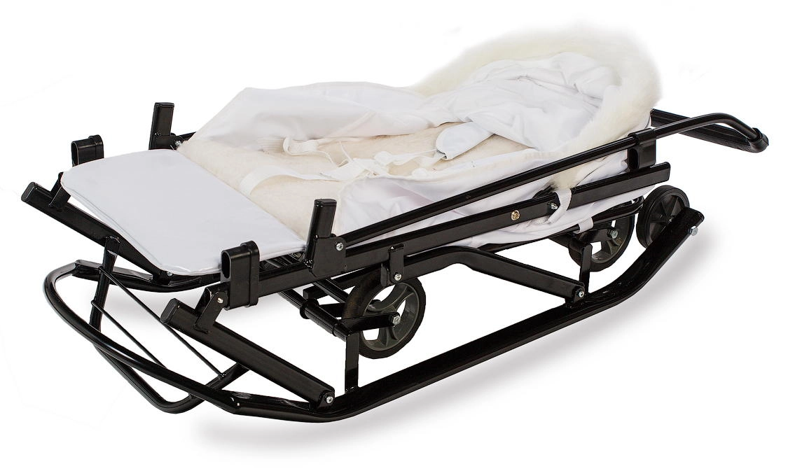 Санки-коляска Pikate Снеговик Белый dj70h7vuiu83uyhbw6hmpu4uv4z6owp1