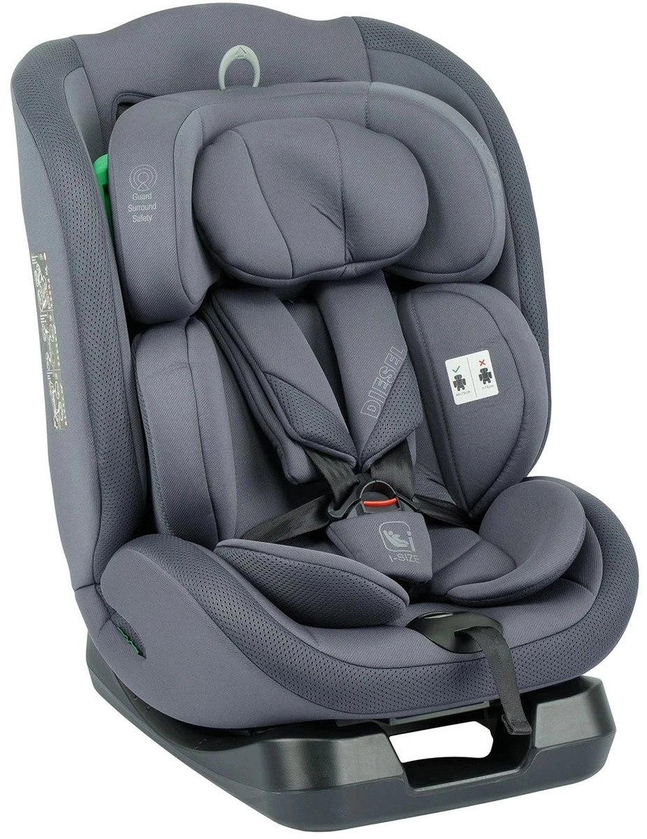 Автокресло Indigo DIESEL I-SIZE (серый)