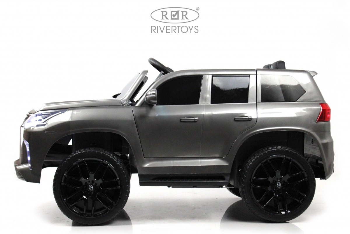 Детский электромобиль RiverToys Lexus 570 E555EE серый глянец 1w6fxayqlyaqx294fdtanpsr0d5flon1
