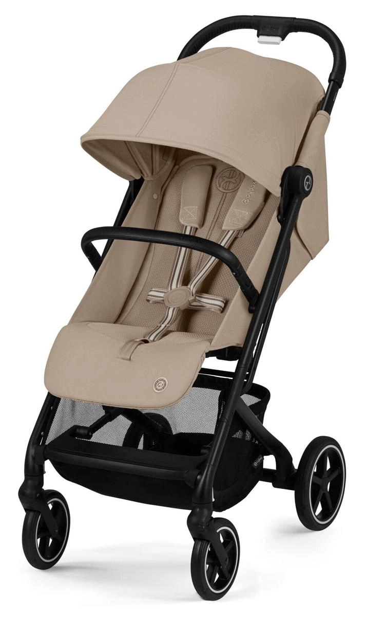 Прогулочная коляска Cybex Beezy Almond Beige с дождевиком и бампером 1mjss1kdni646a83b37csr270rfpr0ql