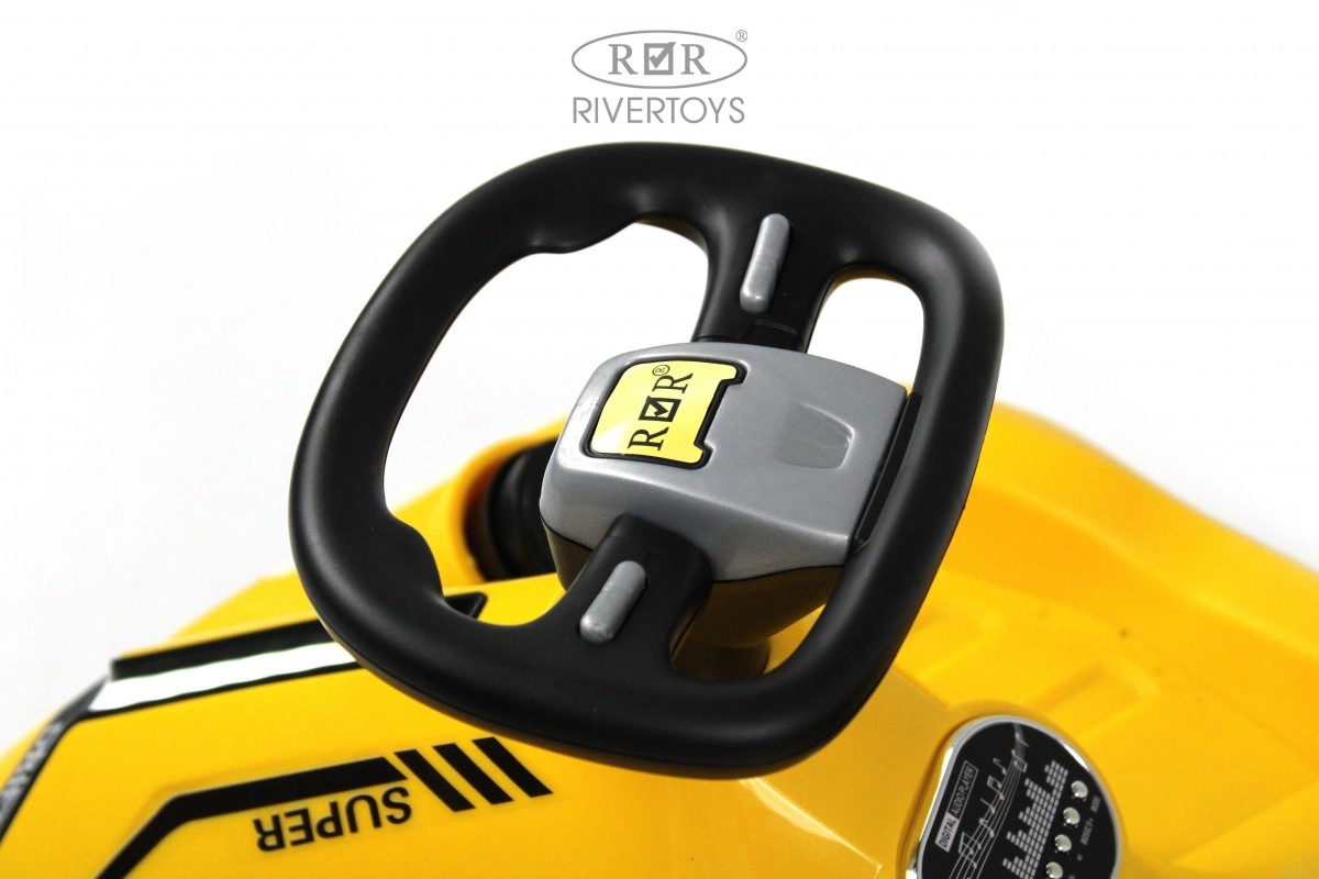 Детский электромобиль RiverToys K009PX желтый 9ap2k82dvogqgqcruw0am1596s3sl2bz
