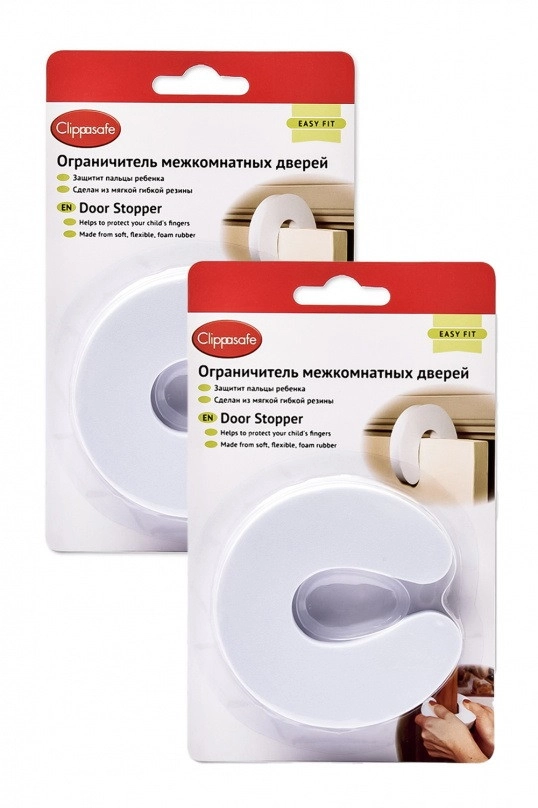 Блокиратор межкомнатных дверей Clippasafe 2 шт. CL76ru - 2 белый 99gm8p71679jqj6lu0ti46yzfy60382l