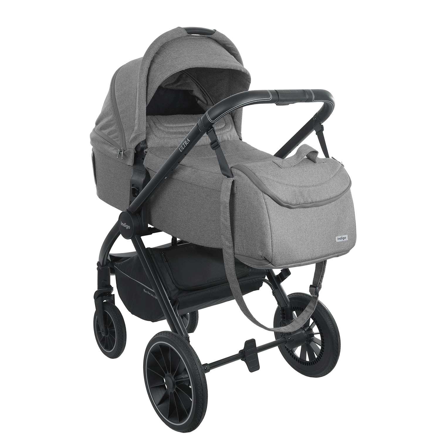 Коляска 3 в 1 INDIGO ULTRA  серый 086d5a60a26151ac475620805d30f762