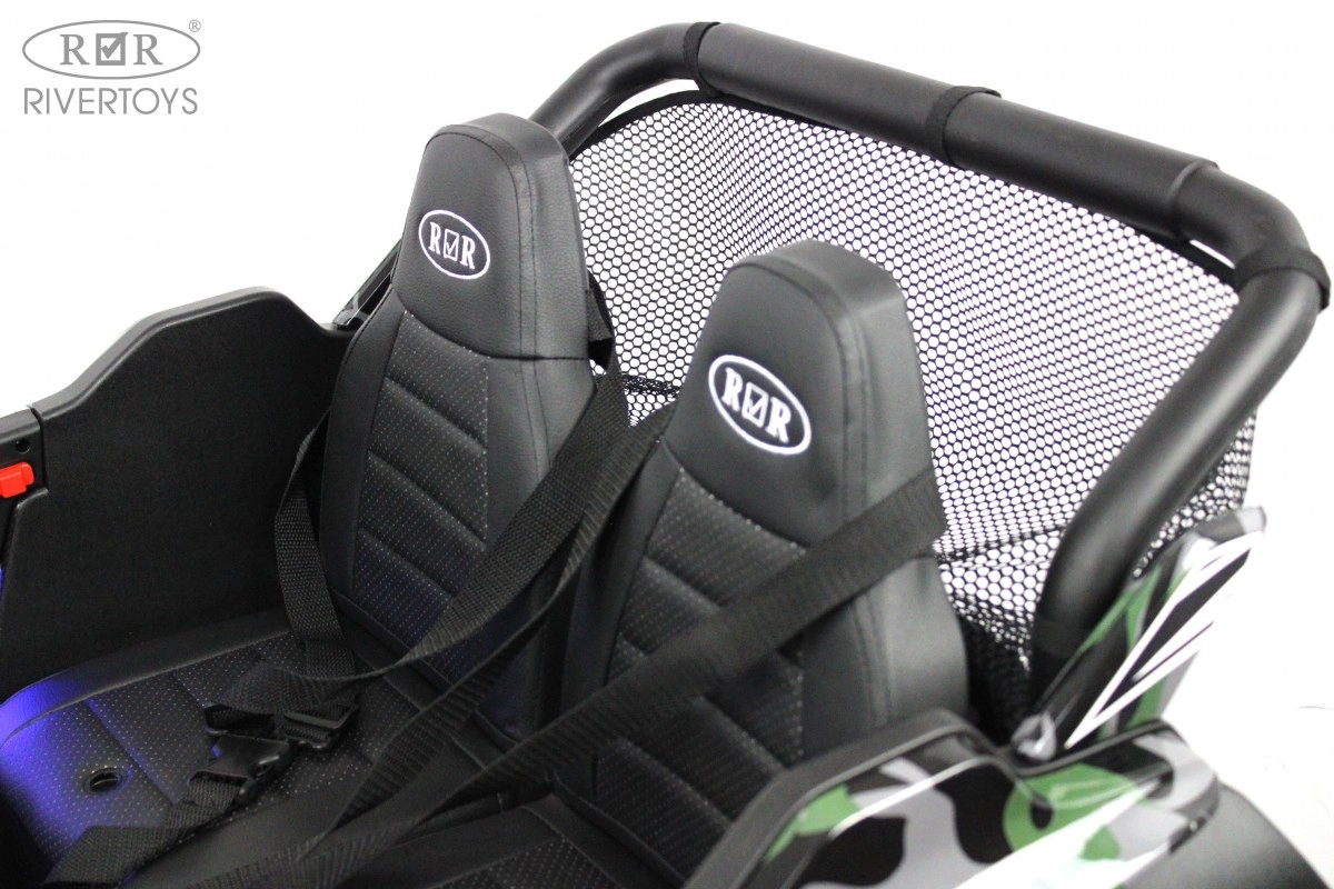 Детский электромобиль RiverToys T777TT 4WD зеленый камуфляж dnjlst06b76c5w85497c7txe6xpa5fbq