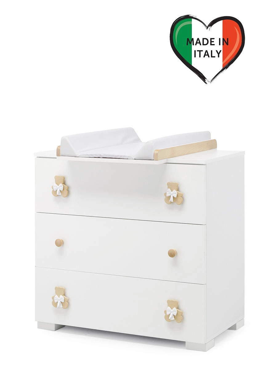 Тумба Erbesi Dudu 3 ящика Белый/Натуральный fny6zpnon5jmgi2ssoo901oqk37fjn2p