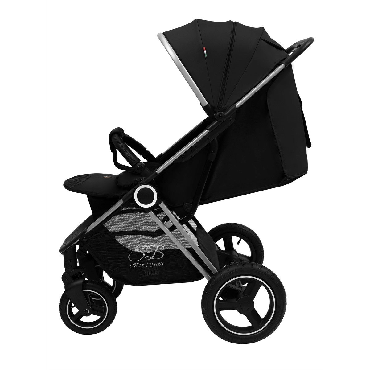 Прогулочная коляска Sweet Baby Suburban Air Light Black wbfczh7b5yk845tgpbqyyvqh80ubzl2h