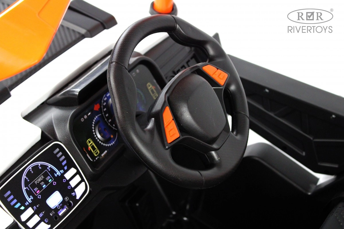 Детский электромобиль RiverToys F888FF-A оранжевый yfdlchvc77jnh4sjx57qg55gfw6cfjpc