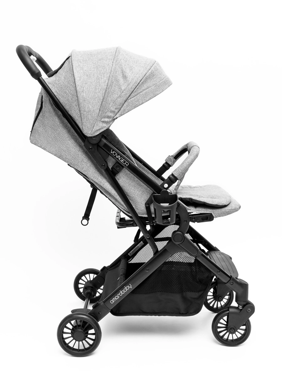 Прогулочная коляска Amarobaby Voyager Серый dxekcxuq094j6bhgpc255zcx836bk2av