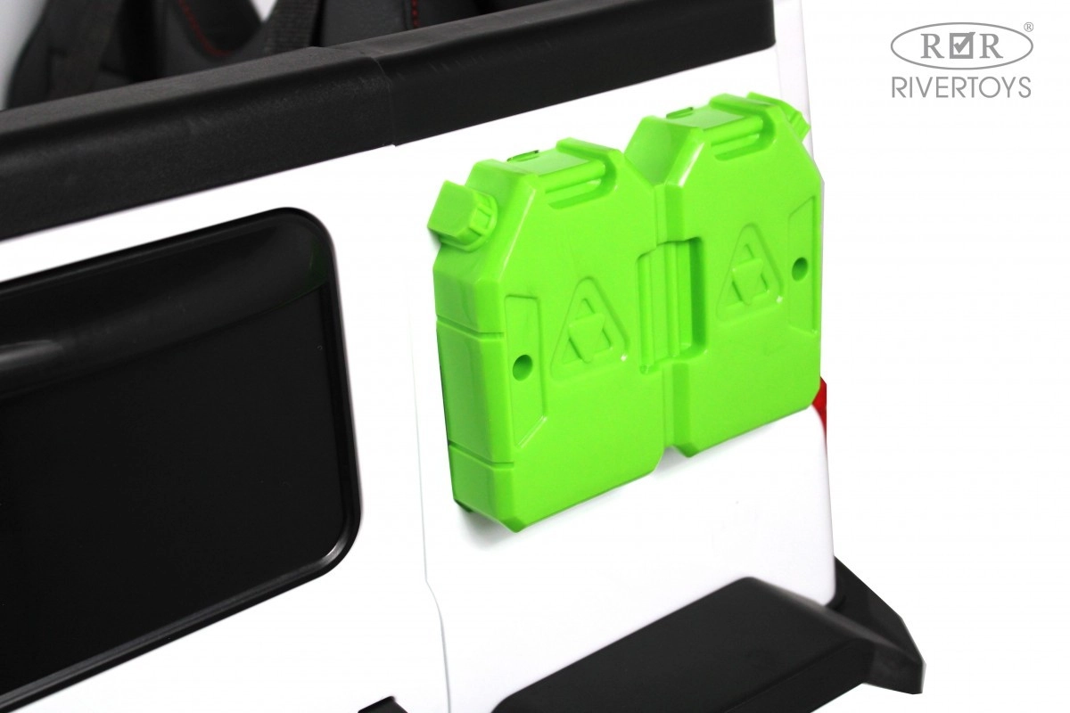 Детский электромобиль RiverToys М003БХ белый x9n8a4a4goxhqi0iyrnps4i6bigktlne