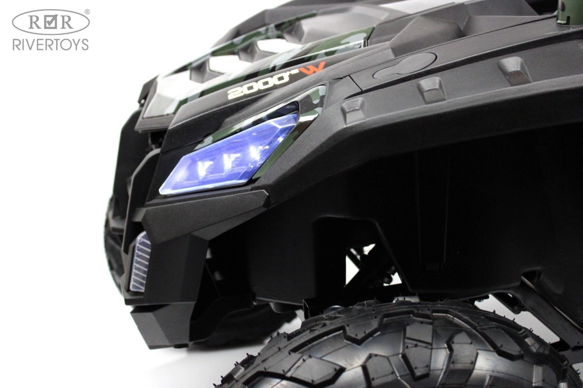 Детский электромобиль RiverToys M222MM зеленый камуфляж 2a69jjwcpzuwr0eshq20moybl7poglpb