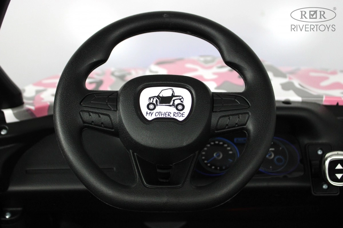 Детский электромобиль RiverToys T777TT 4WD розовый камуфляж bm3725etg2q9s8o2zceadxl62ag8uyoz