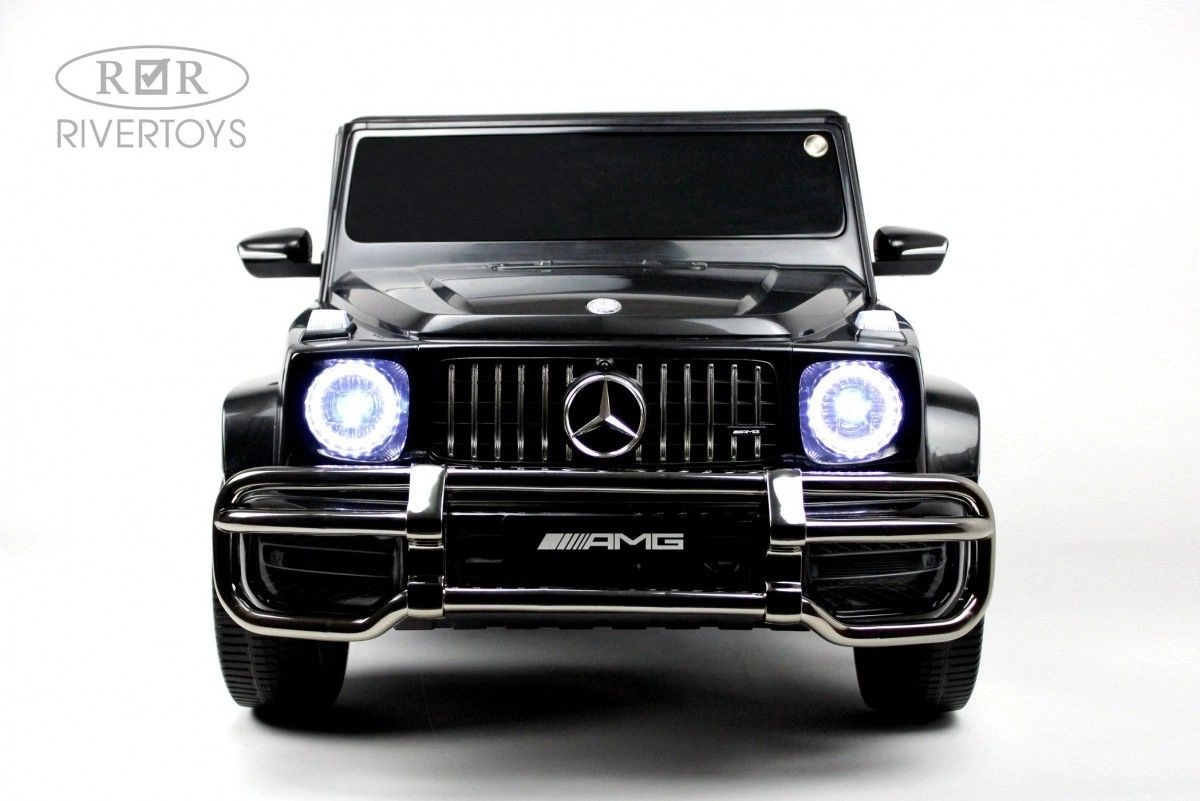 Детский электромобиль RiverToys Mercedes-AMG G63 (S307) черный 5d4qodf9a5tzhdghxlway2phaubsb94w
