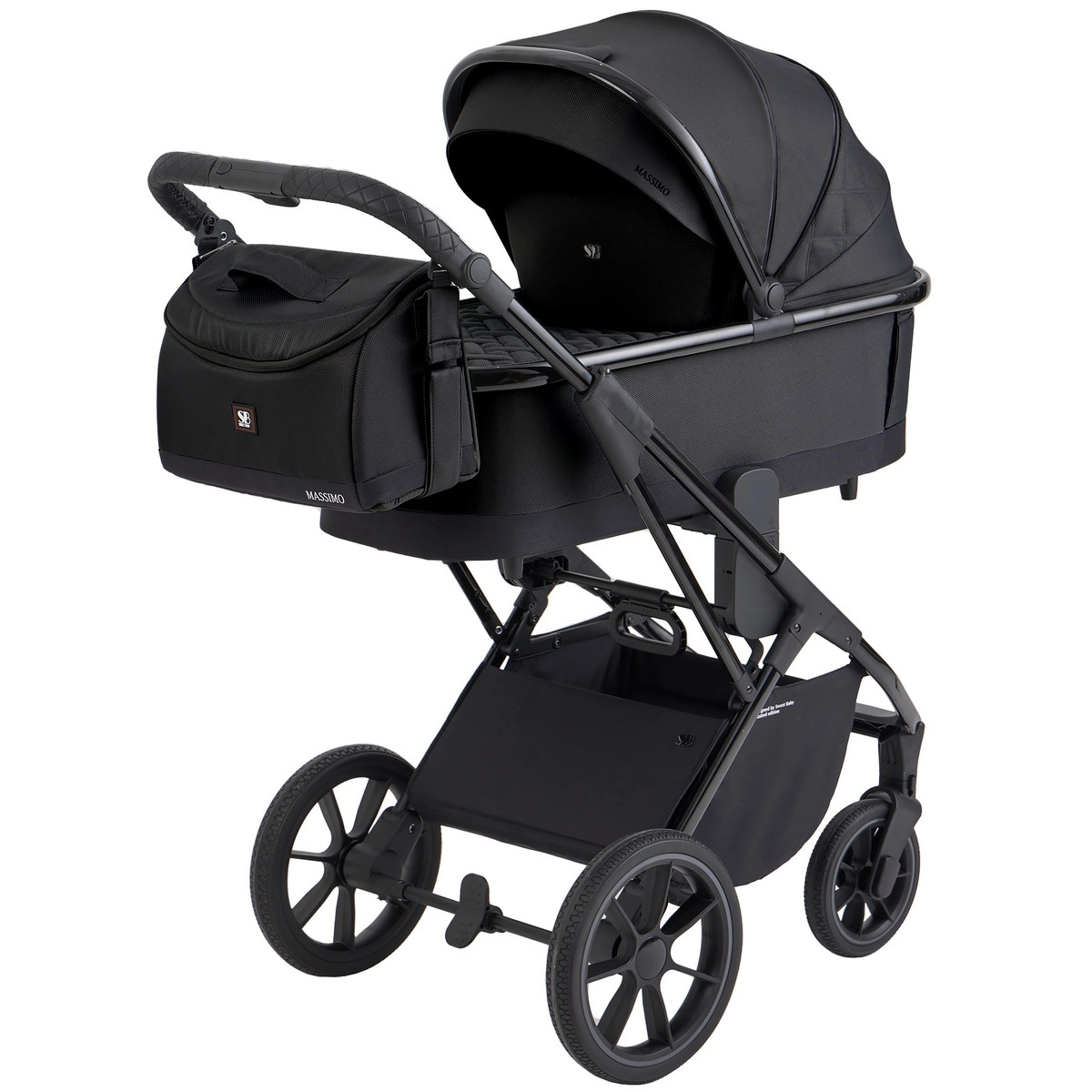 Детская коляска Sweet Baby Massimo SBL 2 в 1 (Black)