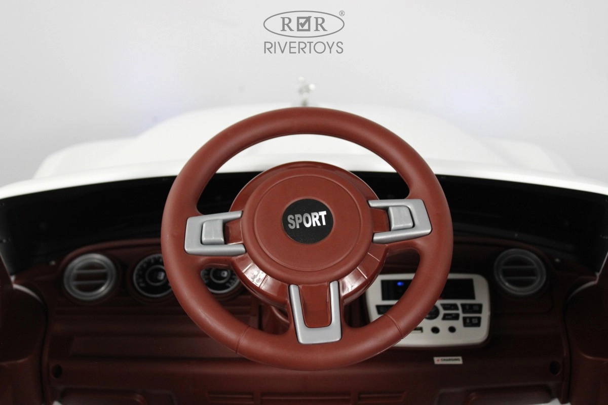 Детский электромобиль RiverToys K111PX белый gs8x958oiodl35mk2yf9ha4rvdiwo6lg