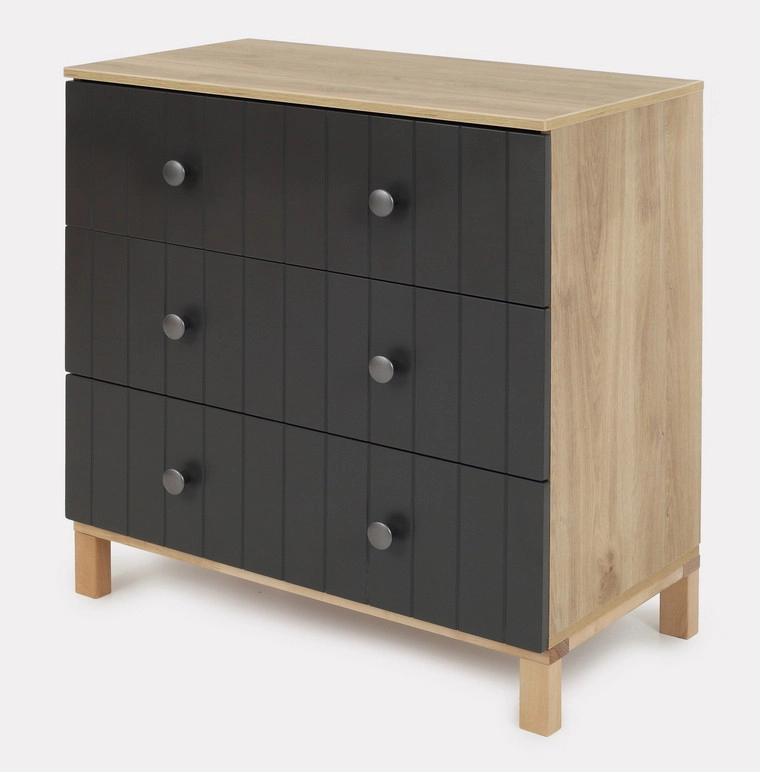 Комод RANT BAMBOO 3 ящ 84см Moon Grey 3uihswytcnt11afqu0dtqk6rgsnniaf8