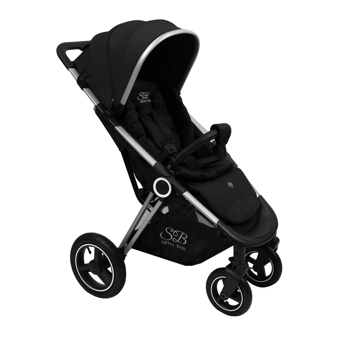 Прогулочная коляска Sweet Baby Suburban Air Light Black mzmekta9wp3x89eubh6x16r9ud3xikdi