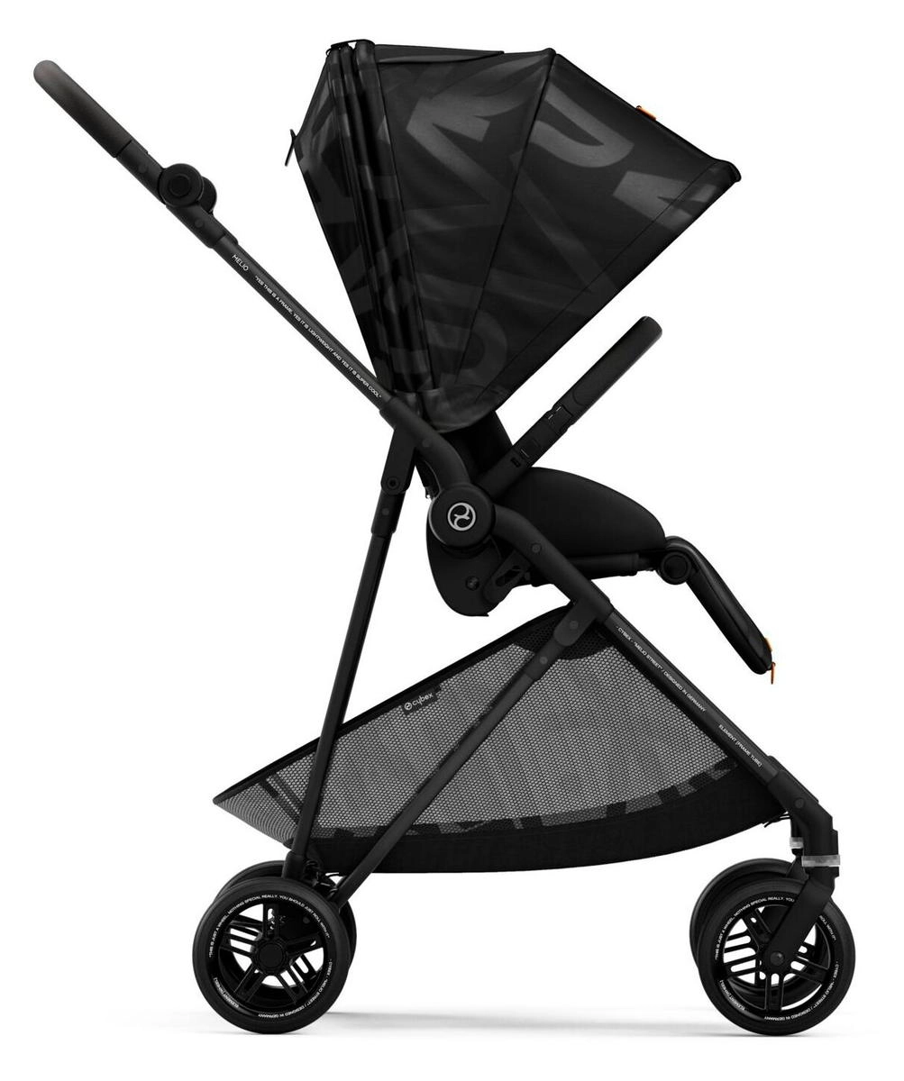 Прогулочная коляска Cybex Melio Street Real Black с дождевиком cmtavhm54uhoalfq95gjpr570co7y0od