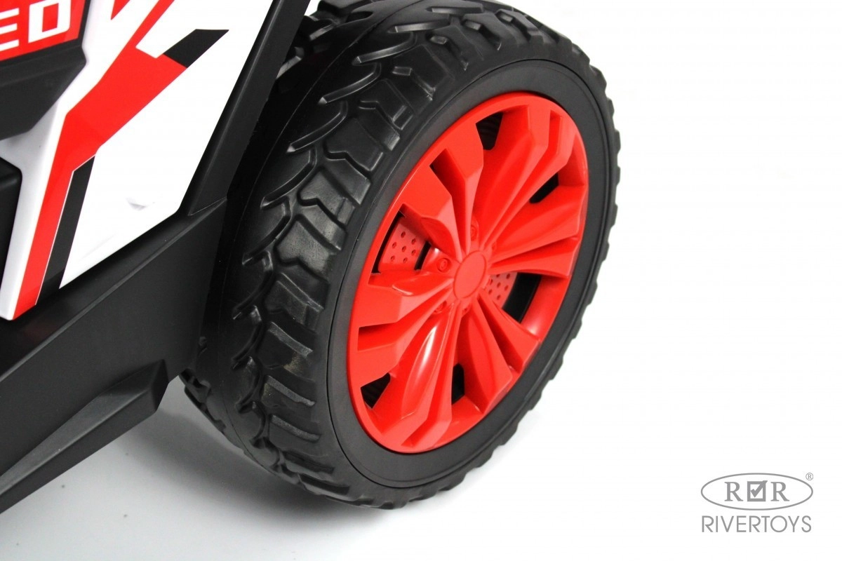 Детский электромобиль RiverToys F888FF-A 4WD красный 89xealv1luzyfjhp4kc5xwmfm028k4b2