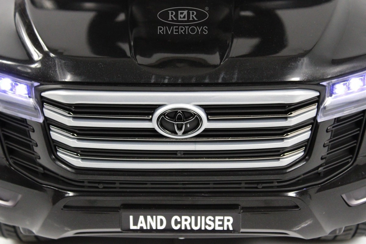 Детский толокар RiverToys Toyota Land Cruiser 300 Z002ZZ-C черный zw4bsx9np8lw39ztlcclk3mk361meu3v
