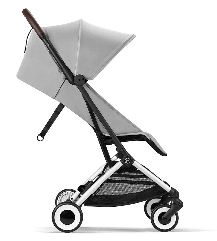 Прогулочная коляска Cybex Orfeo SLV Fog Grey с дождевиком и бампером2