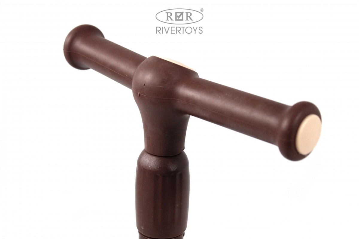Детский самокат RiverToys HB-T-ONE коричневый se5dkjtzs37eq029vanrhbiaoadj874b
