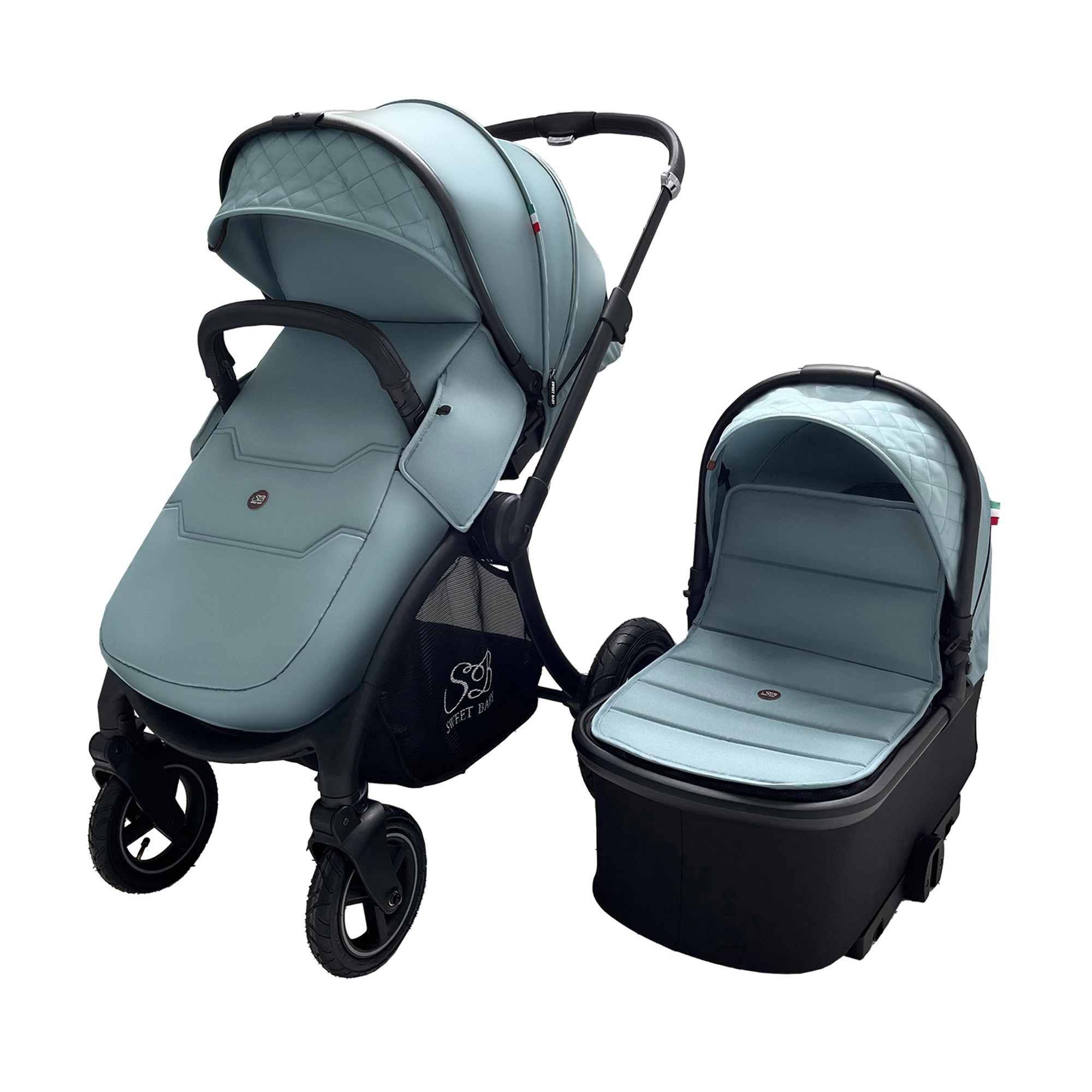 Коляска 2 в 1 Sweet Baby Cupola Green Neo aacixlhyfhihueoqkk4zkwvrq15ffafa