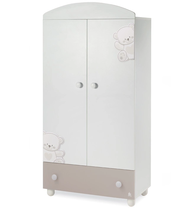 Шкаф Italbaby Jolie (Белый/Шоколад)