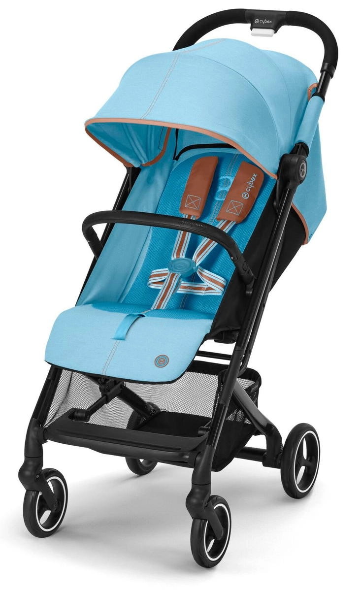Прогулочная коляска Cybex Beezy Beach Blue с дождевиком и бампером kvmtqd8lmvsvw1lpwlfzs6f6h4oajsoe