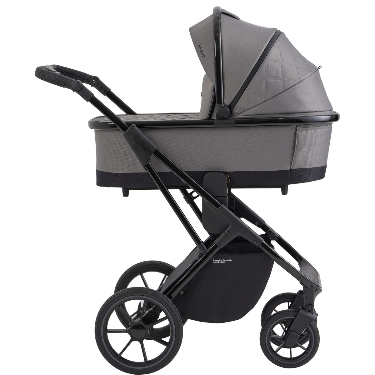 Детская коляска Sweet Baby Massimo SBL 2 в 1 Grey azjamzbwbfqvnzz2q7awd8d44luleusk