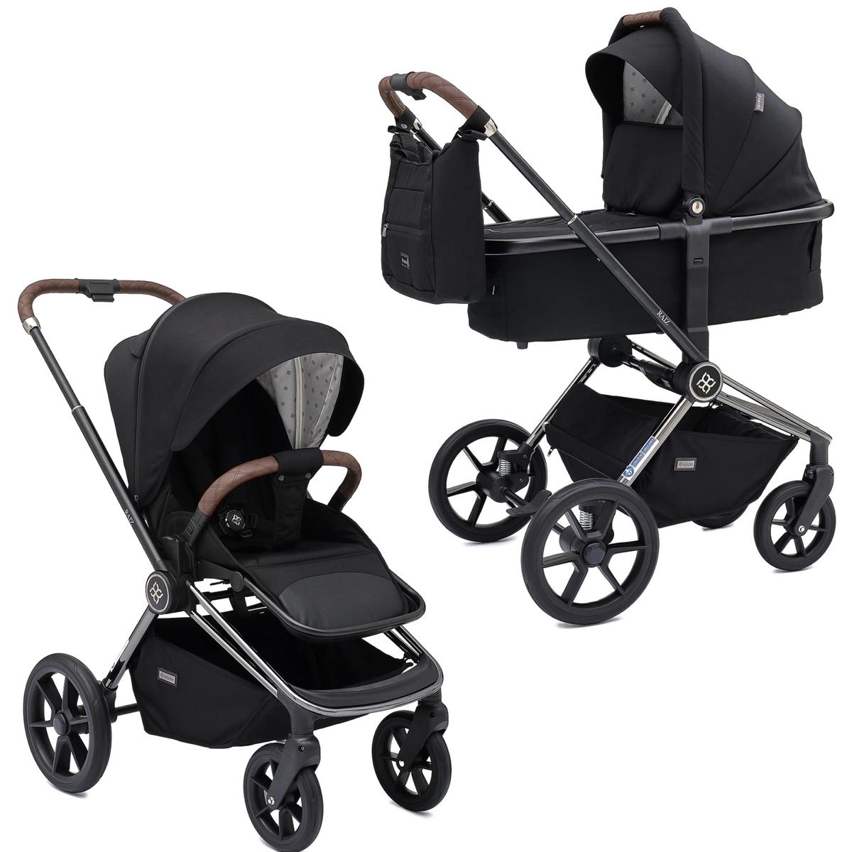 Коляска 2 в 1 Labala RAIZ (Black Night)