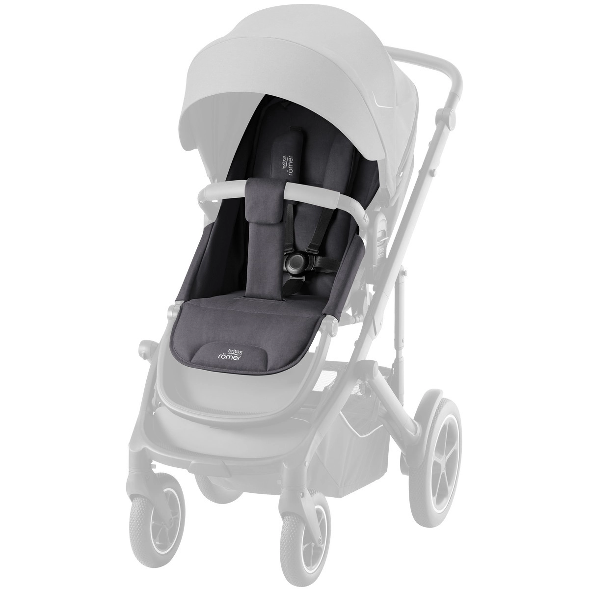 Коляска 2 в 1 Britax Römer Smile 5Z Midnight Grey 0s4p7v3mve613sfuk6kq1bow5ob5fo24