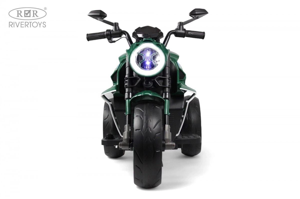 Детский электромотоцикл RiverToys C111MC зеленый 1sdlixt7cdc3pfwcnd0jcp6s16gsgwdc