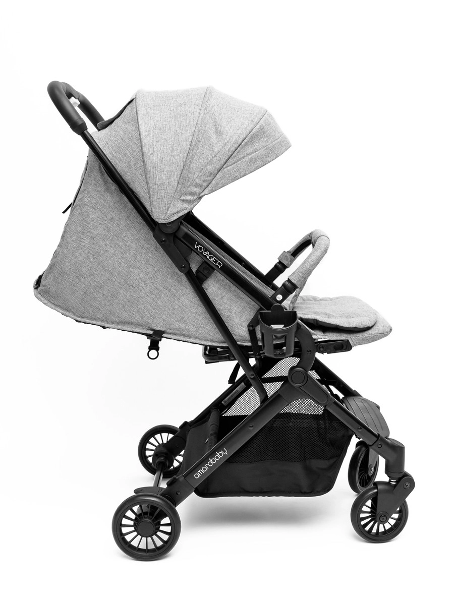 Прогулочная коляска Amarobaby Voyager Серый dcphan1t31xmriu183suenbfi3r5h7hg
