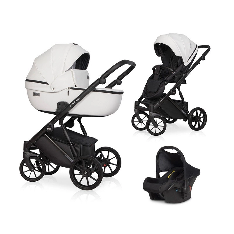 Коляска 3 в 1 RIKO BASIC MONTANA ECCO 11 White (белый) ftgn7q21r4gt00dcfz1rv3bza5xn9bfo