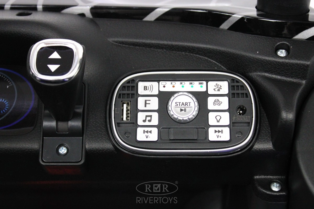 Детский электромобиль RiverToys T777TT 4WD черный Spider 8xja3fmnl47aij4uonlaox086ioj62ha