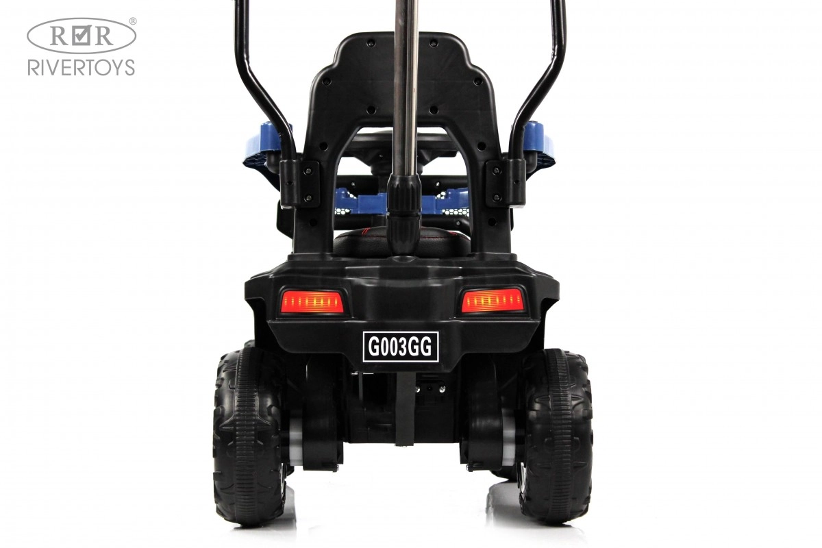 Детский электромобиль RiverToys G003GG синий 1vm6254gd2jyzk0cxdess9ii7z1ficuk