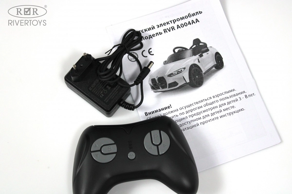 Детский электромобиль RiverToys BMW M4 A004AA черный 79y22i8lzhl7zk12tu8runhw2wct1nt2