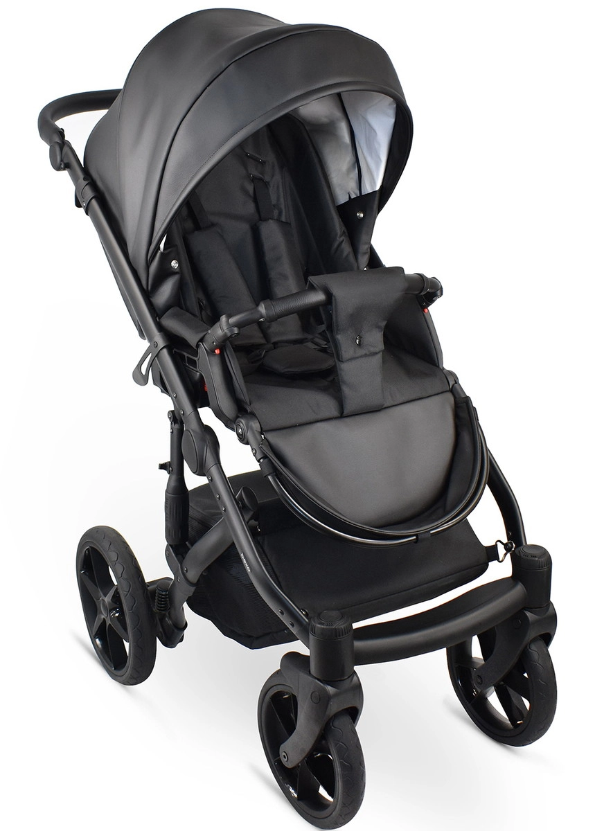 Детская коляска Bexa Ideal Eco 2 в 1 IE01 черный+черная кожа dgafmxuy75tii9ryiodvs04k5i3h9yhd