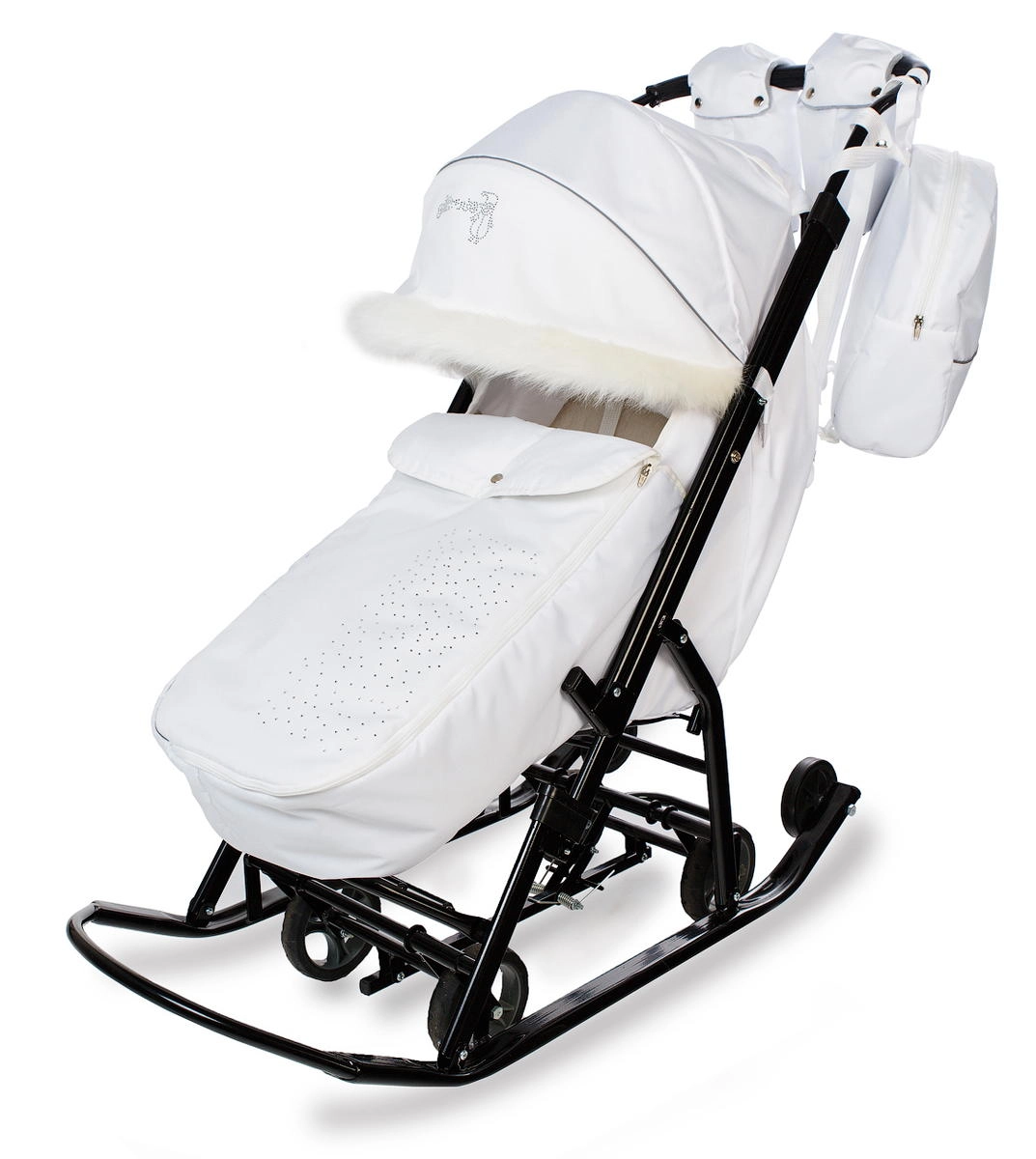 Санки-коляска Pikate Снеговик Белый tf72bksgju213zp7l0uuhq0ugf3e3yo6