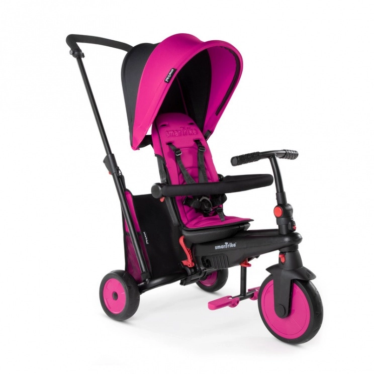 Трехколесный складной велосипед SmarTrike STR3 (Pink)