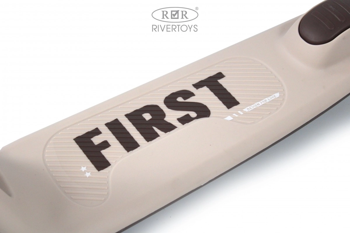 Детский самокат RiverToys HB-T-ONE коричневый ja5zb445g6whz75fhj3x6ltnefdsttf3