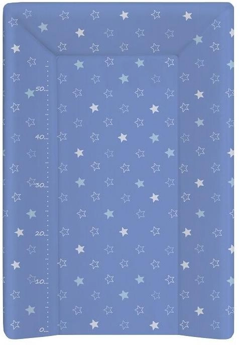 Пеленальный матрац на кровать Ceba Baby на жёстком основании 70 см Stars Dark Blue ec7b5e4a9f0ebad1b0c825795bd029b0