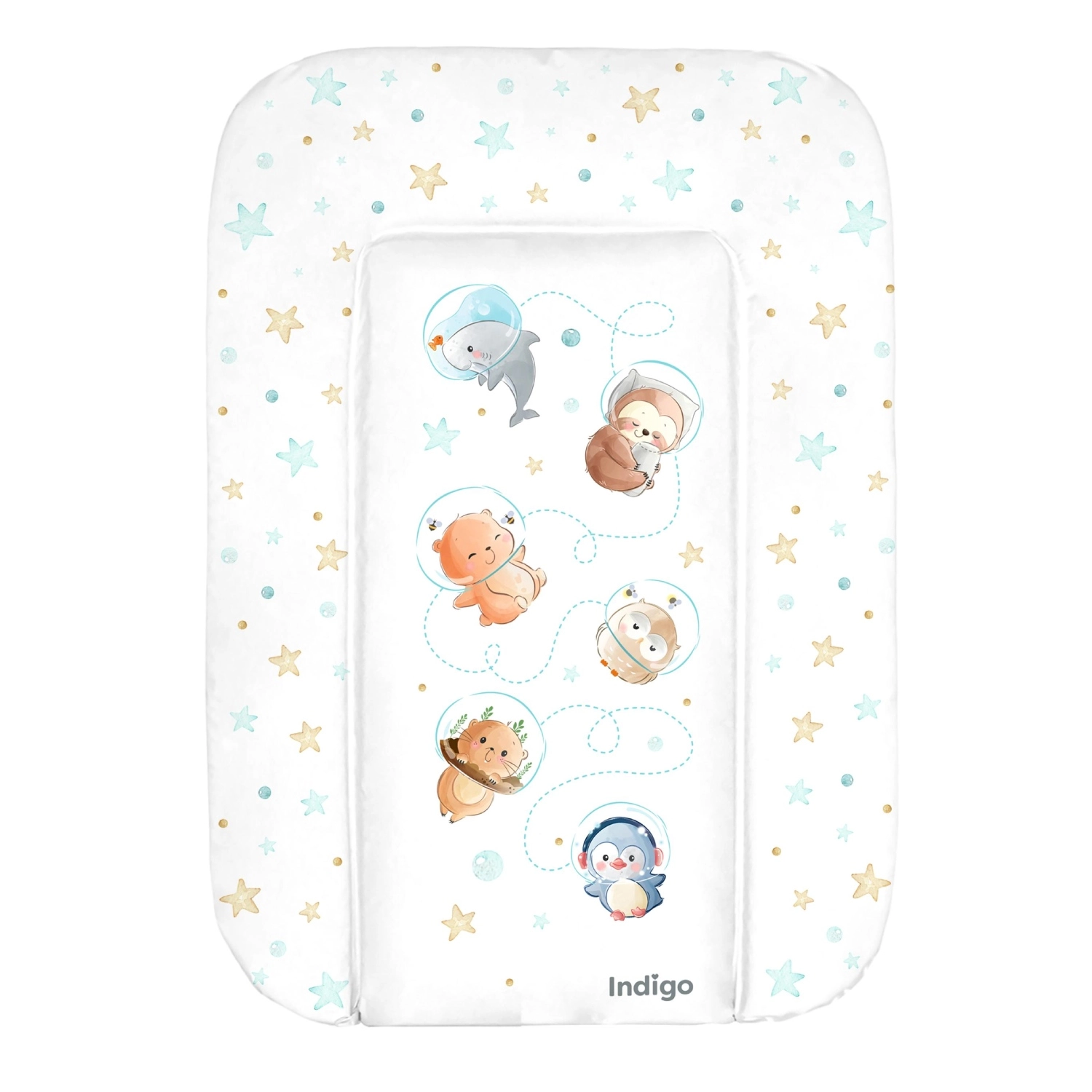 Матрасик для пеленания INDIGO 480х710 Космос 4a3351040c6c80f9cd52677b0f976c79