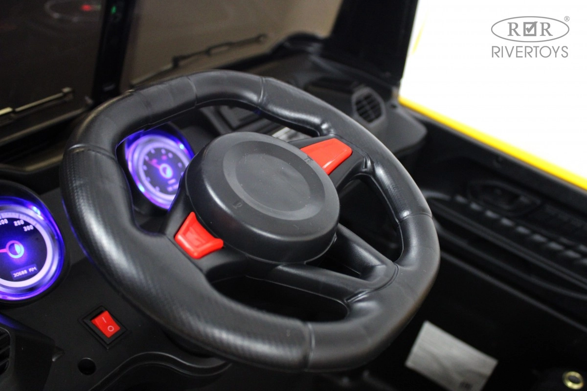 Детский электромобиль RiverToys K777AM желтый o6lu440olfja1yvlpbzggvfz74btwkpp