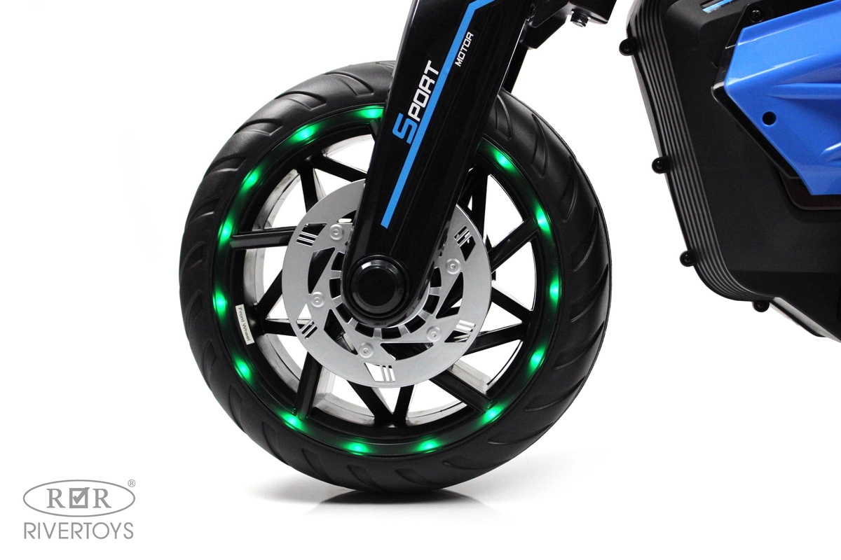 Детский трицикл RiverToys X222XX синий 0qtq54iwwjr9usobvz6h0qzhh8a8dt3z