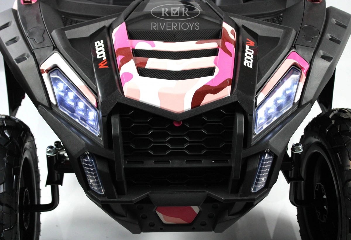 Детский электромобиль RiverToys M222MM розовый wvuowdfzcxrhrqye1w4iaa1yo9cw9sw3